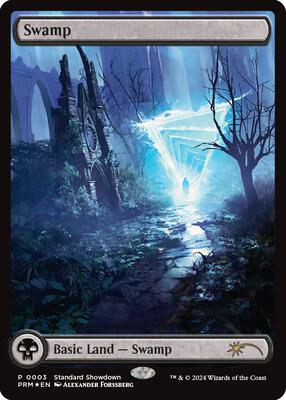 Swamp (Alexander Forssberg) card from Standard Showdown Promos