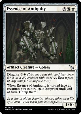 Essence of Antiquity card from Murders at Karlov Manor