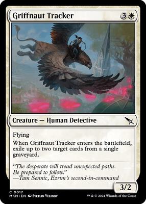 Griffnaut Tracker card from Murders at Karlov Manor