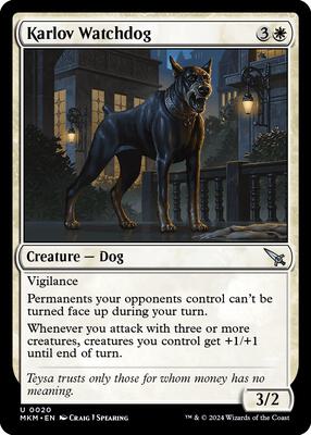 Karlov Watchdog card from Murders at Karlov Manor