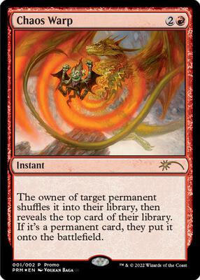 Chaos Warp card from WPN & Gateway Promos