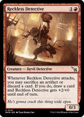 Reckless Detective card from Murders at Karlov Manor