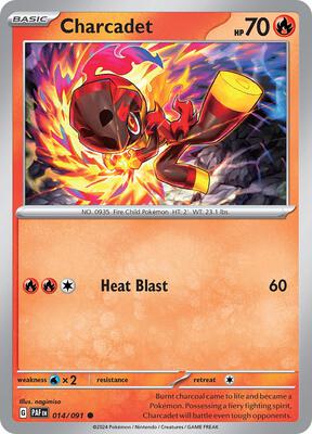 Charcadet - 014/091 card from SV: Paldean Fates