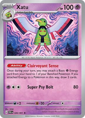 Xatu - 026/091 card from SV: Paldean Fates