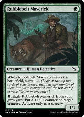 Rubblebelt Maverick card from Murders at Karlov Manor