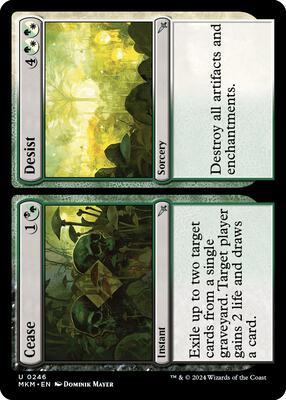 Cease // Desist card from Murders at Karlov Manor