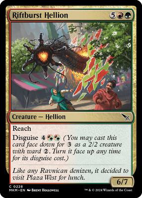 Riftburst Hellion card from Murders at Karlov Manor