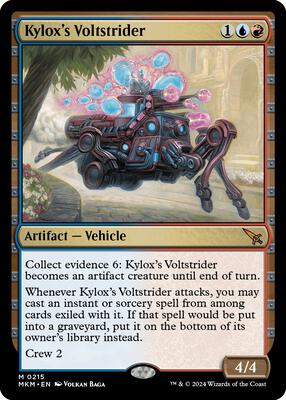 Kylox's Voltstrider card from Murders at Karlov Manor
