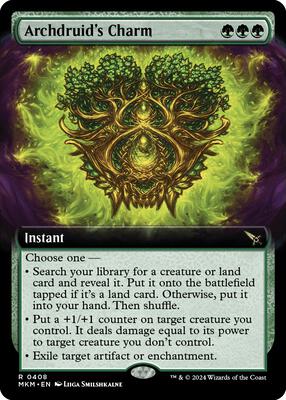 Archdruid's Charm (Extended Art) card from Murders at Karlov Manor