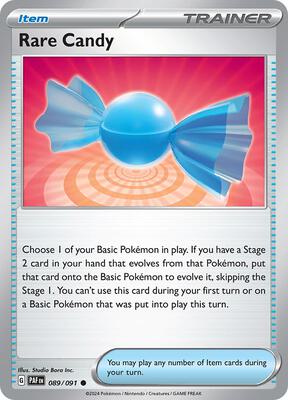 Rare Candy card from SV: Paldean Fates