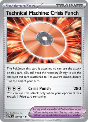 Technical Machine: Crisis Punch card from SV: Paldean Fates