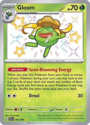 Gloom card from SV: Paldean Fates