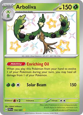 Arboliva card from SV: Paldean Fates