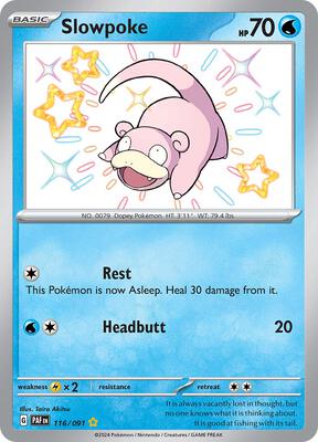 Slowpoke card from SV: Paldean Fates