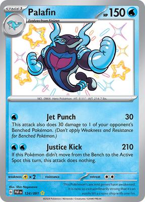 Palafin - 124/091 card from SV: Paldean Fates