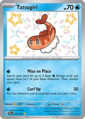 Tatsugiri card from SV: Paldean Fates