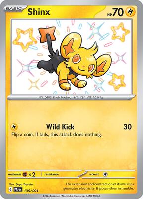Shinx card from SV: Paldean Fates