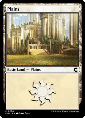 Plains (0256) card from Ravnica: Clue Edition
