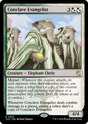 Conclave Evangelist card from Ravnica: Clue Edition
