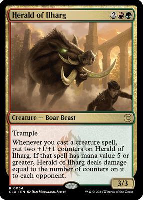 Herald of Ilharg card from Ravnica: Clue Edition