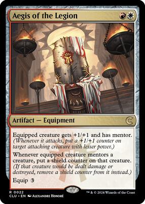 Aegis of the Legion card from Ravnica: Clue Edition