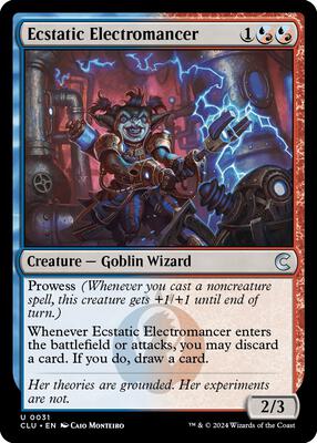 Ecstatic Electromancer card from Ravnica: Clue Edition