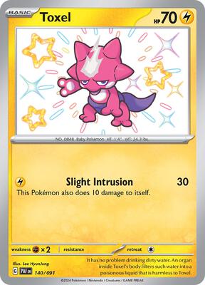 Toxel card from SV: Paldean Fates