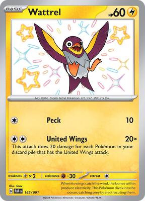 Wattrel card from SV: Paldean Fates