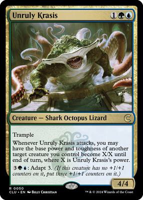 Unruly Krasis card from Ravnica: Clue Edition