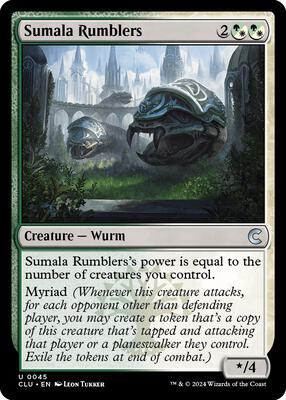 Sumala Rumblers card from Ravnica: Clue Edition