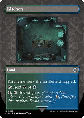 Kitchen (Borderless) card from Ravnica: Clue Edition