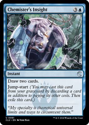Chemister's Insight card from Ravnica: Clue Edition