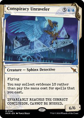 Conspiracy Unraveler (Showcase) card from Murders at Karlov Manor