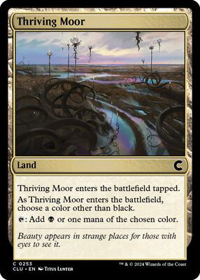 Thriving Moor card from Ravnica: Clue Edition