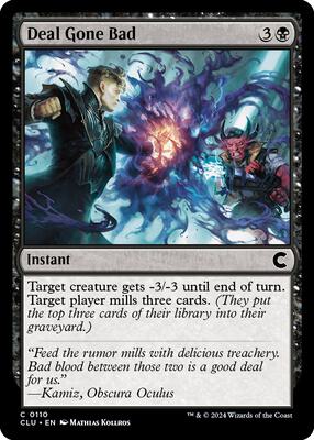 Deal Gone Bad card from Ravnica: Clue Edition