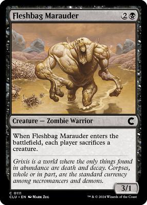 Fleshbag Marauder card from Ravnica: Clue Edition
