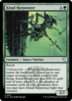 Kraul Harpooner card from Ravnica: Clue Edition