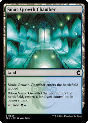 Simic Growth Chamber card from Ravnica: Clue Edition