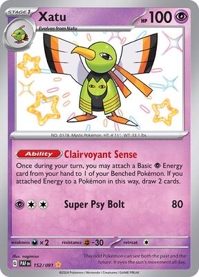 Xatu - 152/091 card from SV: Paldean Fates
