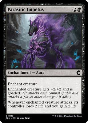 Parasitic Impetus card from Ravnica: Clue Edition