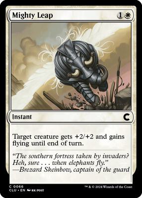 Mighty Leap card from Ravnica: Clue Edition