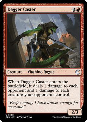 Dagger Caster card from Ravnica: Clue Edition