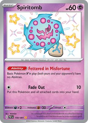 Spiritomb card from SV: Paldean Fates