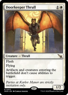 Doorkeeper Thrull card from Murders at Karlov Manor
