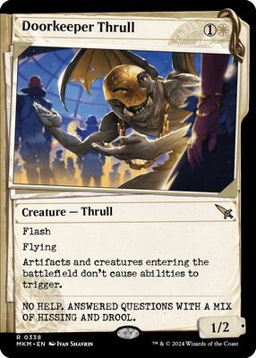 Doorkeeper Thrull (Showcase) card from Murders at Karlov Manor