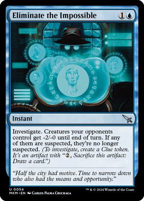 Eliminate the Impossible card from Murders at Karlov Manor