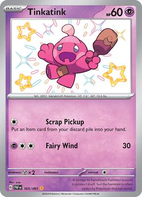Tinkatink card from SV: Paldean Fates