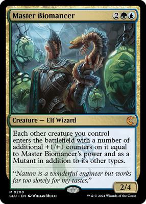 Master Biomancer card from Ravnica: Clue Edition