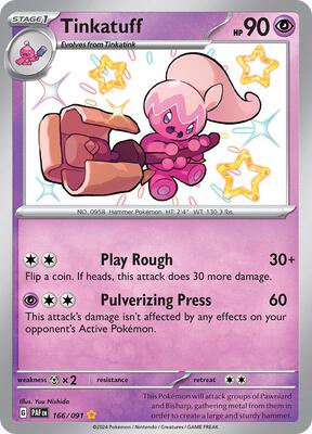 Tinkatuff card from SV: Paldean Fates