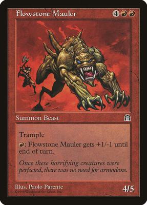 Flowstone Mauler card from Stronghold